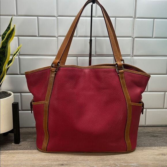 2014 Dooney & Bourke pink leather tote bag 73370112014 - Picture 2 of 14